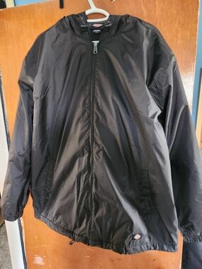 Dickies Black Lightweight Hooded Jacket